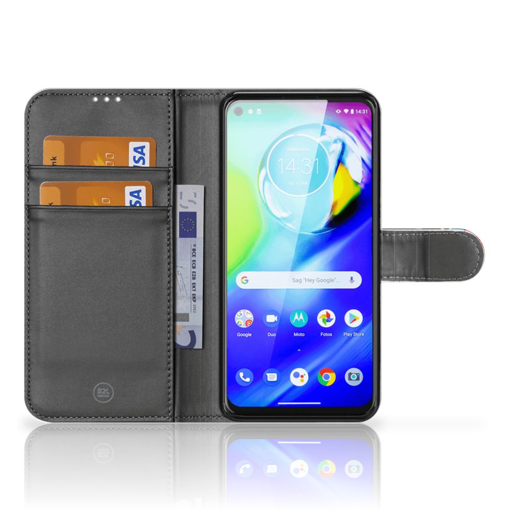 Motorola G8 Power Leuk Hoesje Lion Color