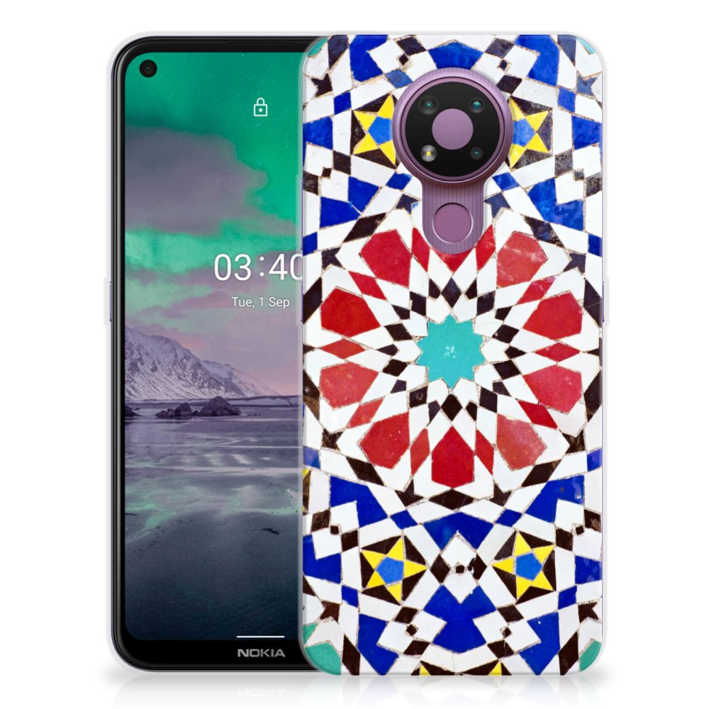 Nokia 3.4 TPU Siliconen Hoesje Mozaïek