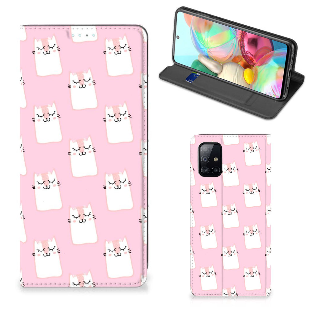Samsung Galaxy A71 Hoesje maken Sleeping Cats