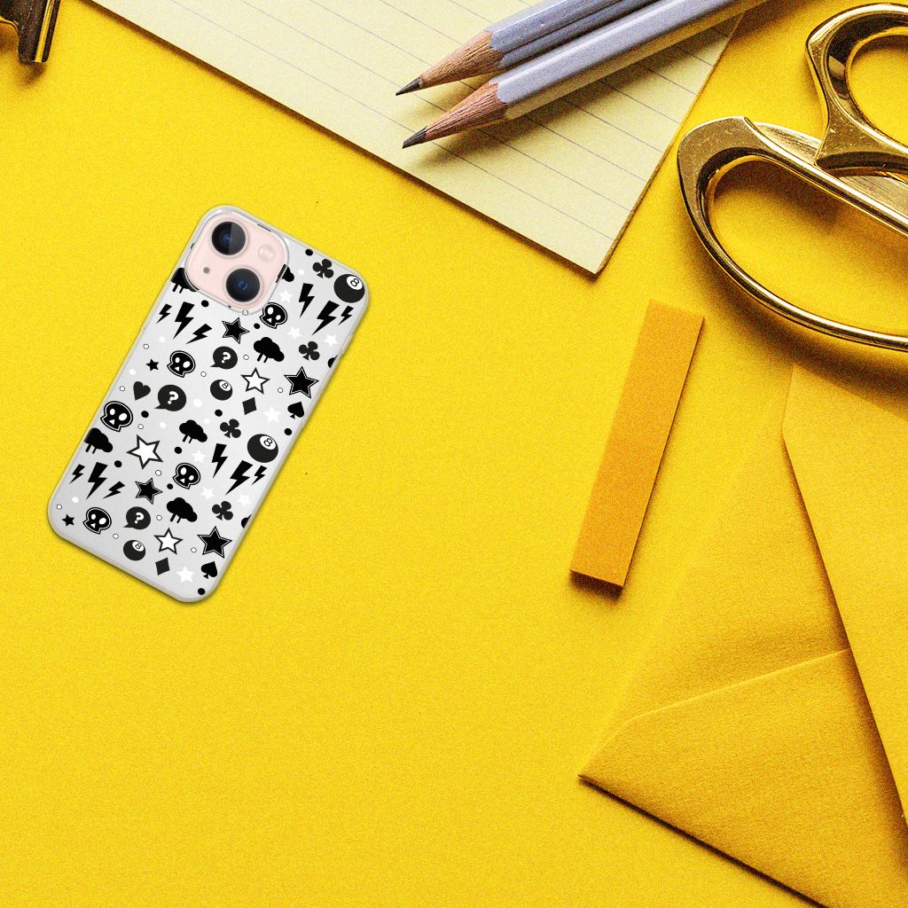 Silicone Back Case iPhone 13 mini Silver Punk B2C Telecom