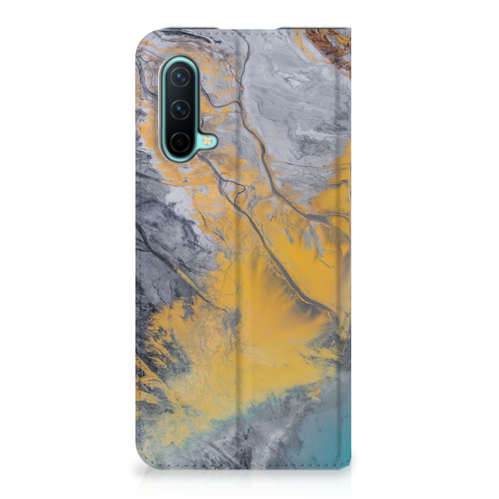 OnePlus Nord CE 5G Standcase Marble Blue Gold - B2C Telecom