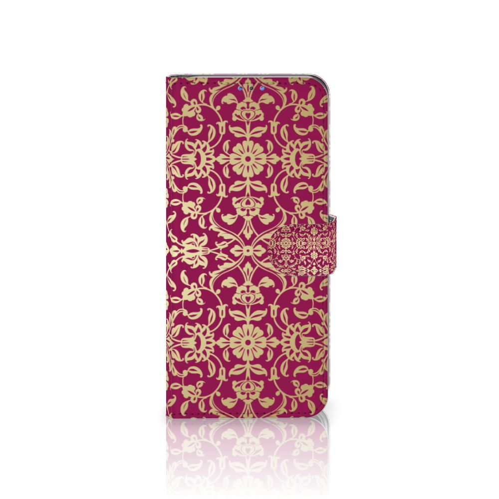 Wallet Case Motorola G8 Power Lite Barok Pink