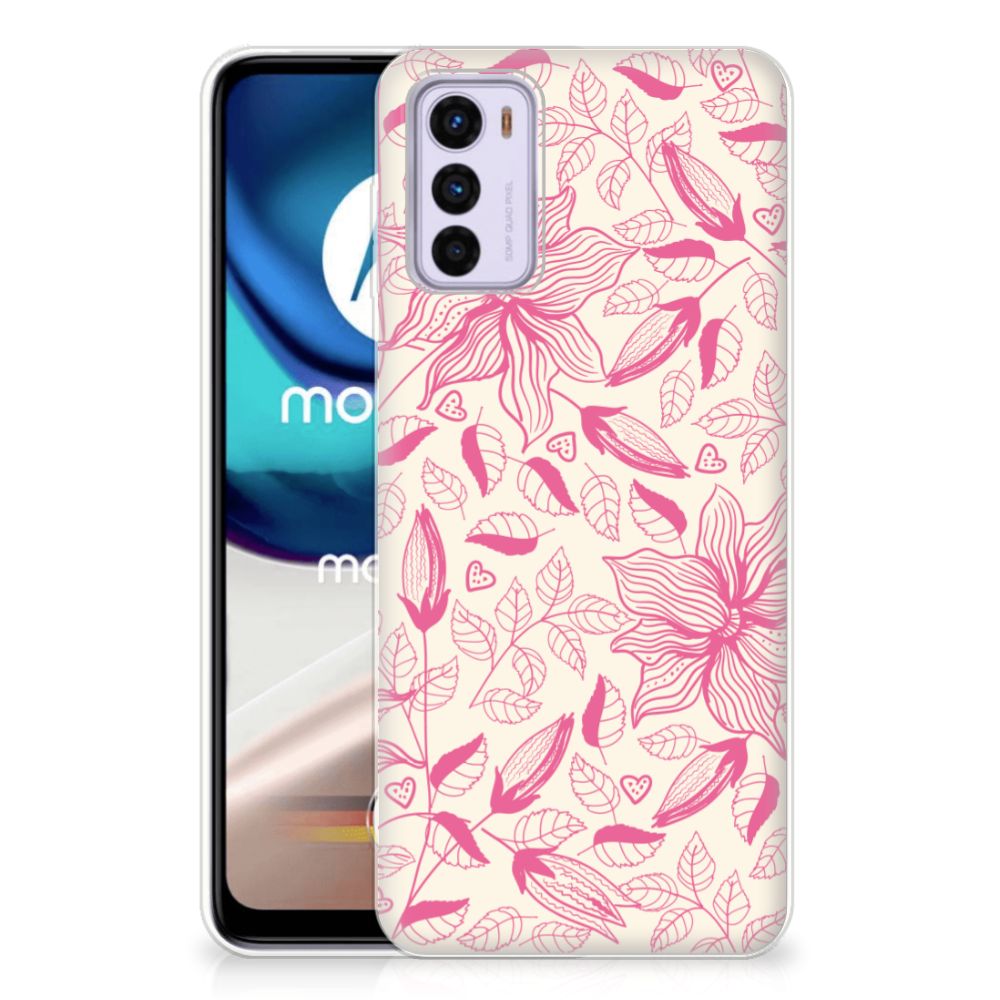 Motorola Moto G42 TPU Case Pink Flowers B2C Telecom