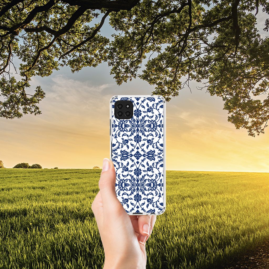 Samsung Galaxy A22 5G Case Flower Blue B2C Telecom