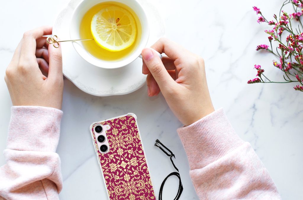Anti Shock Case Samsung Galaxy S23 Barok Pink B2C Telecom