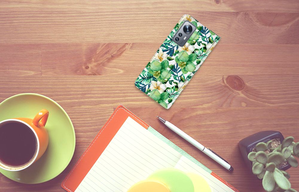 Xiaomi 12 | 12X Smart Cover Orchidee Groen - B2C Telecom