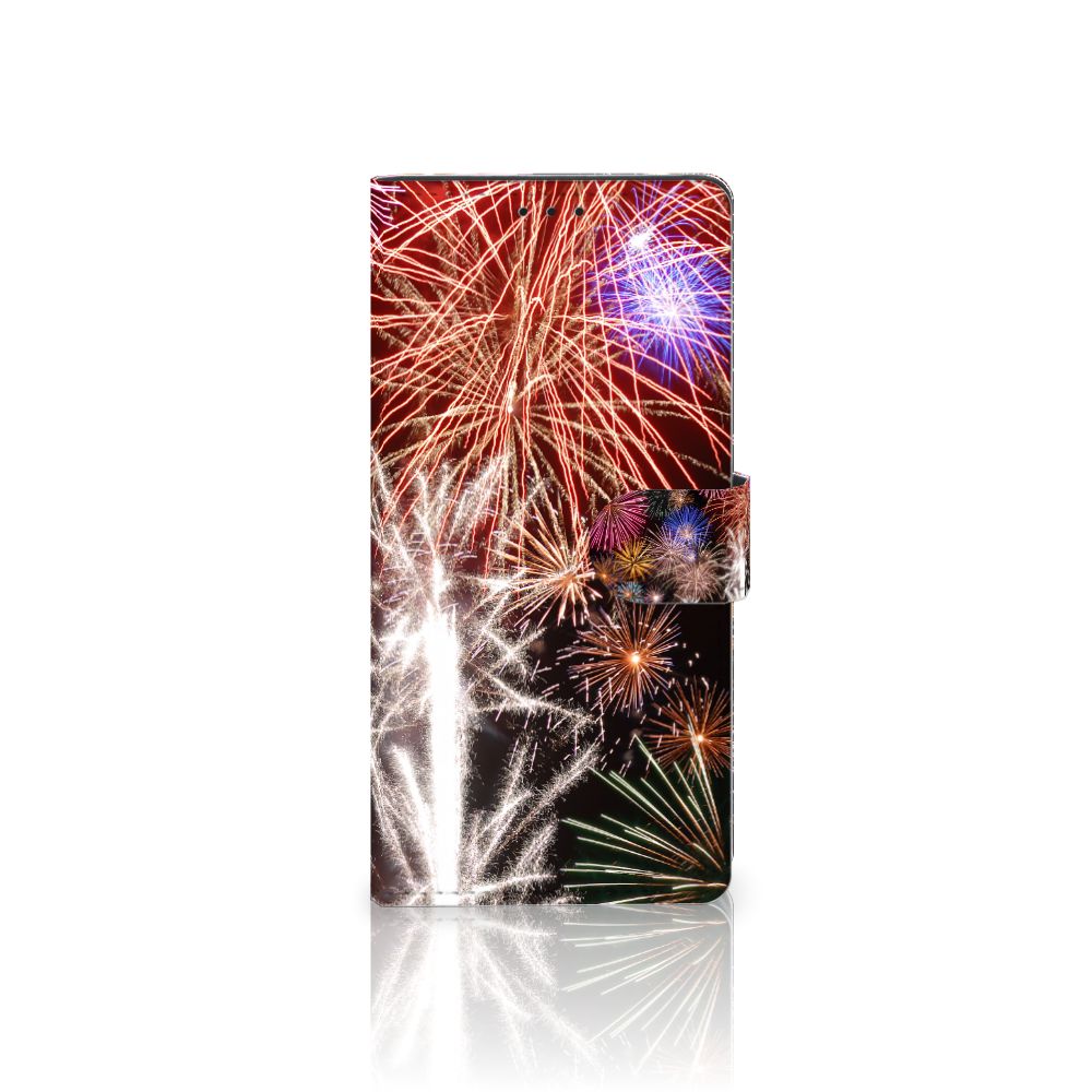 Samsung Galaxy A02s | M02s Wallet Case met Pasjes Vuurwerk