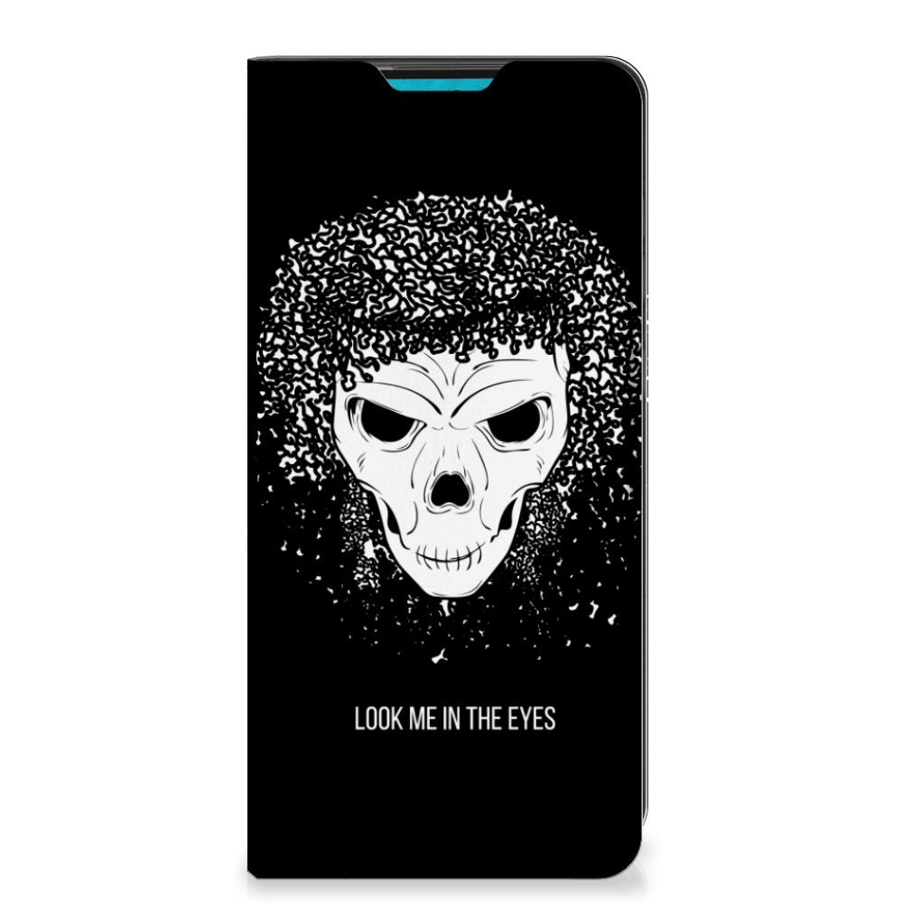 Mobiel BookCase Samsung Galaxy A73 Skull Hair - B2C Telecom