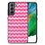 Samsung Galaxy S21FE Back Case Waves Pink