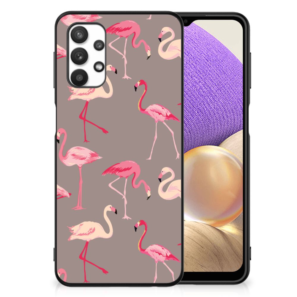 Samsung Galaxy A32 5G Dierenprint Telefoonhoesje Flamingo B2C Telecom