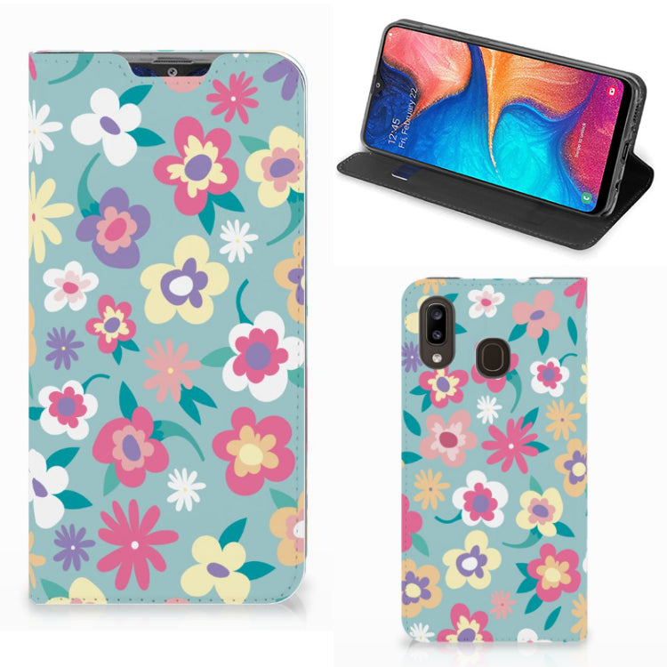 Samsung Galaxy A30 Smart Cover Flower Power