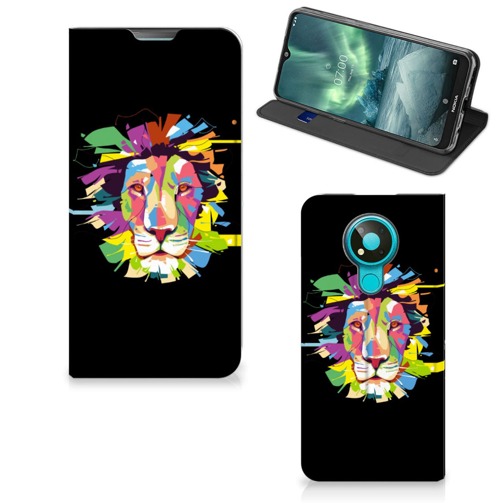 Nokia 3.4 Magnet Case Lion Color