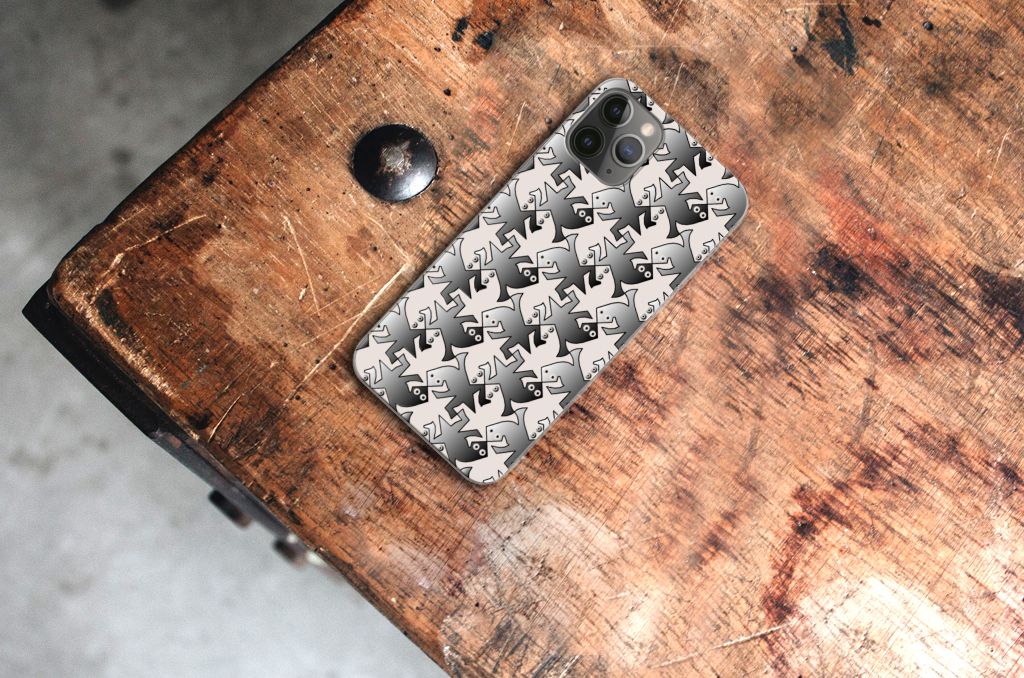 Apple iPhone 11 Pro TPU Hoesje Salamander Grey
