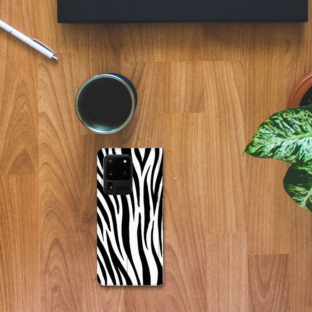 Samsung Galaxy S20 Ultra Hoesje maken Zebra - B2C Telecom