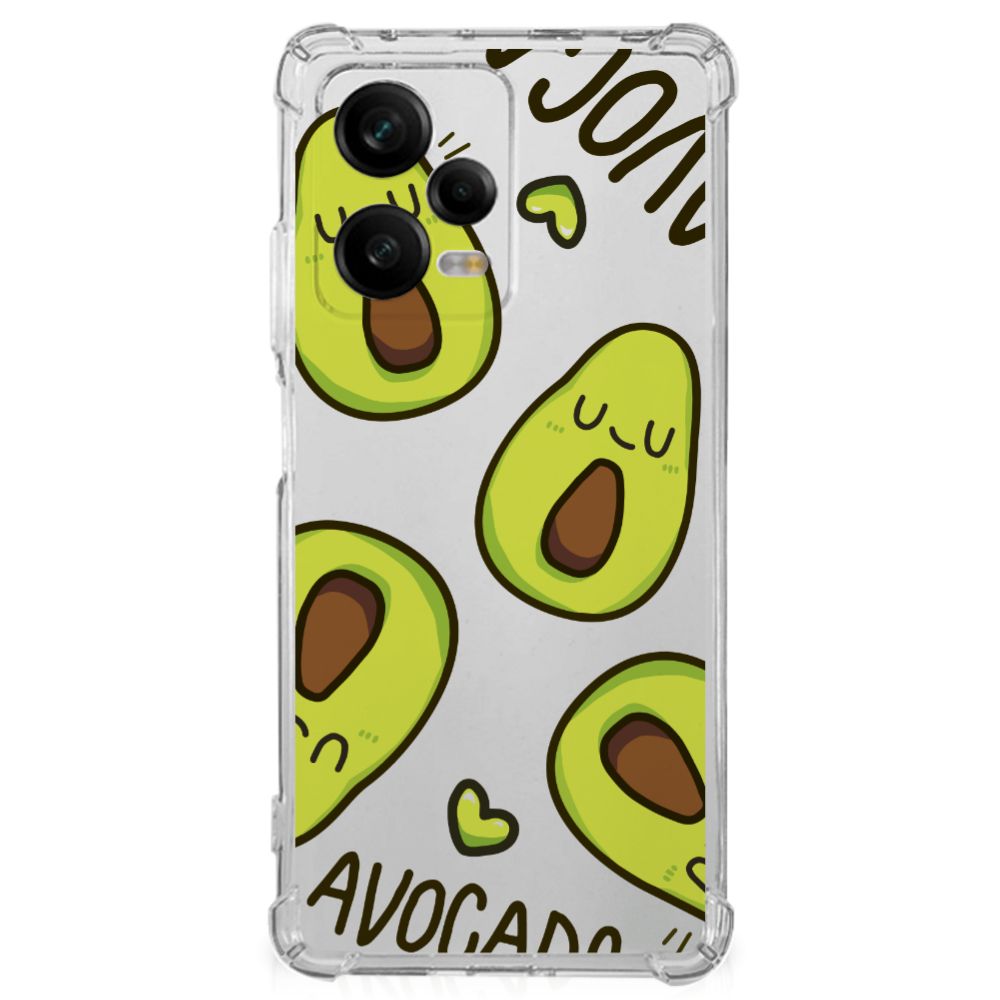 Xiaomi Redmi Note 12 Pro Stevig Bumper Hoesje Avocado Singing