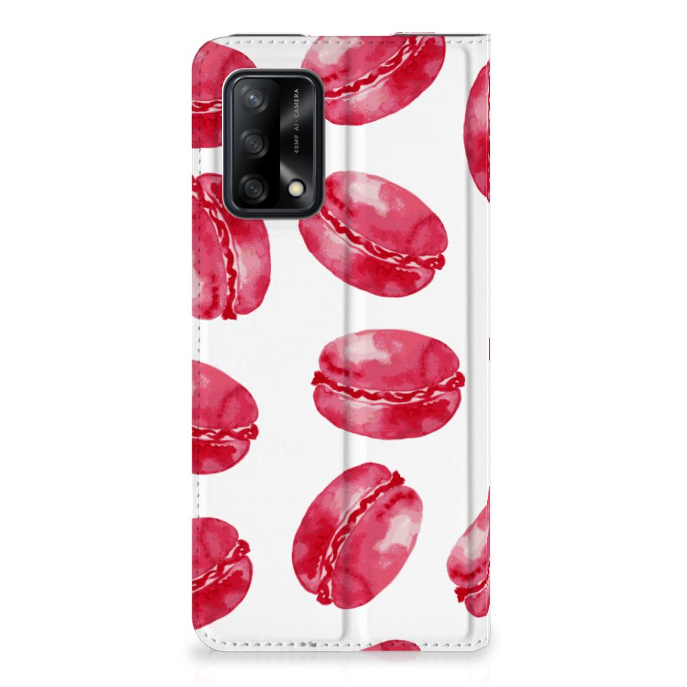 OPPO A74 4G Flip Style Cover Pink Macarons - B2C Telecom