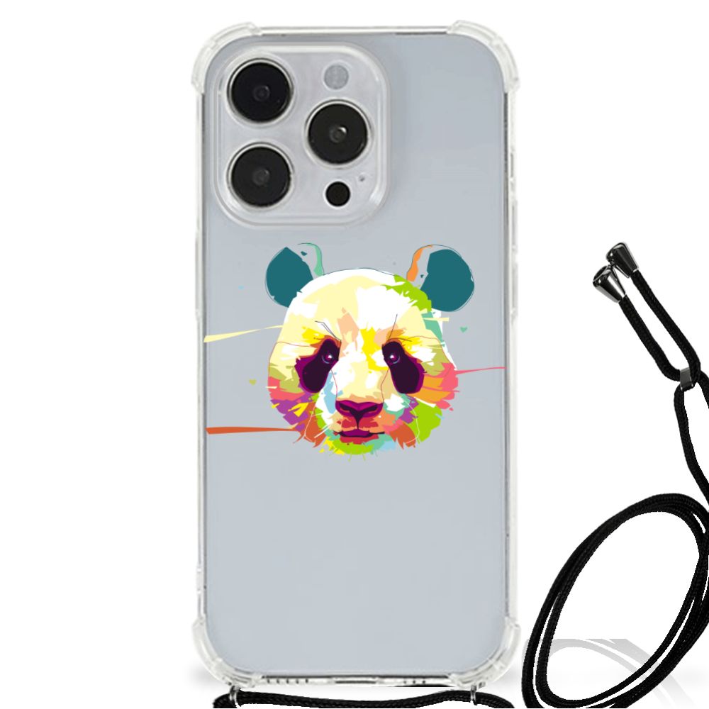 iPhone 14 Pro Max Stevig Bumper Hoesje Panda Color