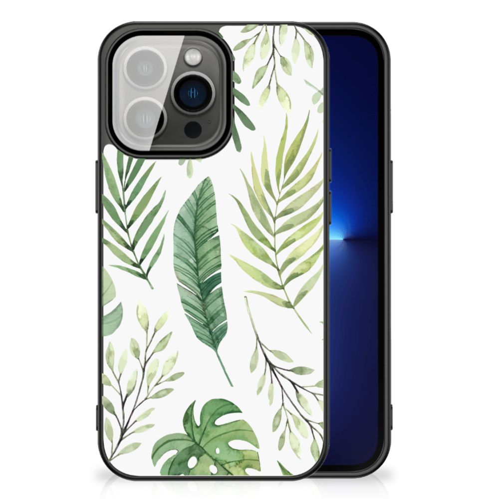 iPhone 13 Pro Bloemen Hoesje Leaves