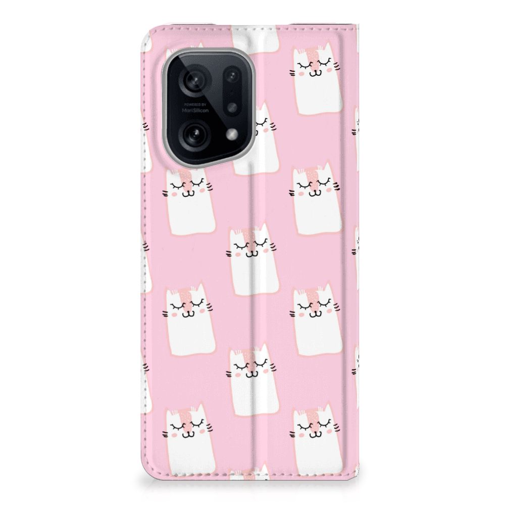 OPPO Find X5 Hoesje maken Sleeping Cats - B2C Telecom