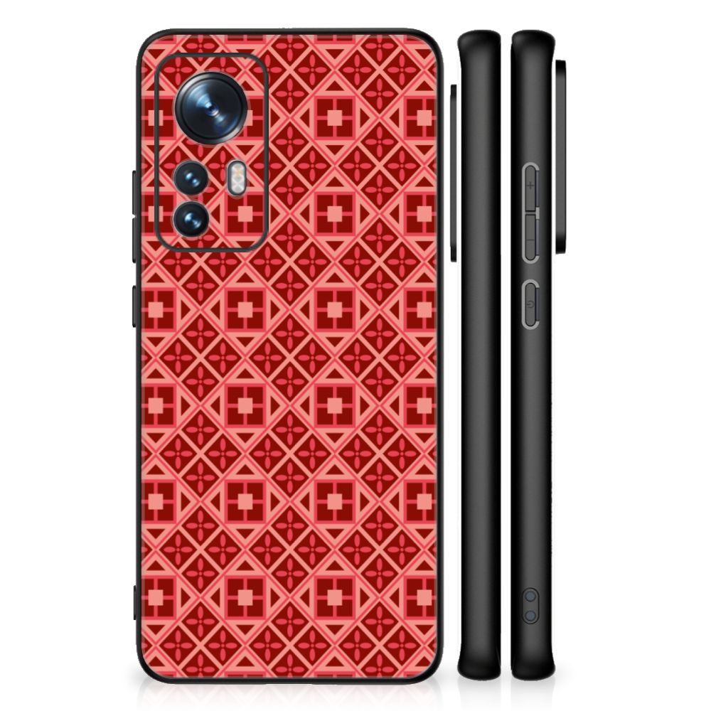 Xiaomi 12 | 12X Back Case Batik Rood B2C Telecom