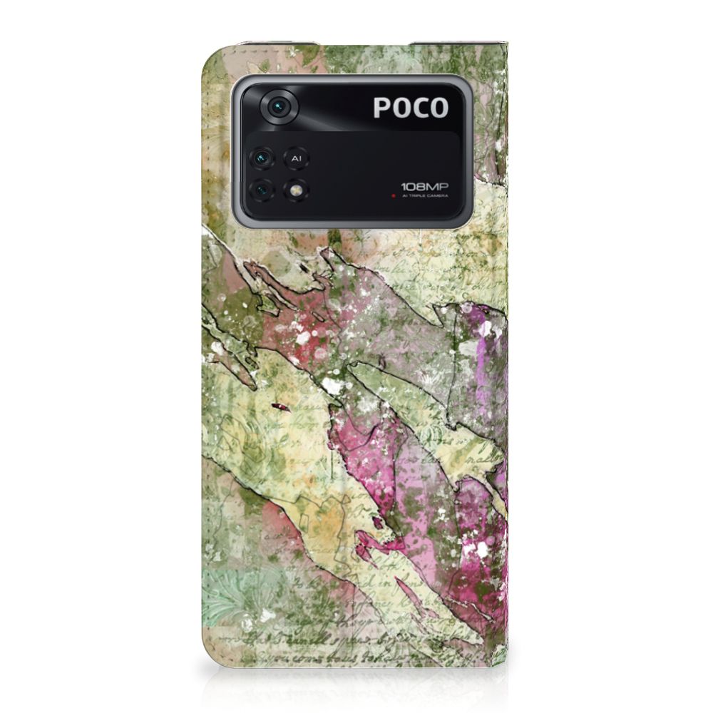 Bookcase Poco X4 Pro 5G Letter Painting - B2C Telecom