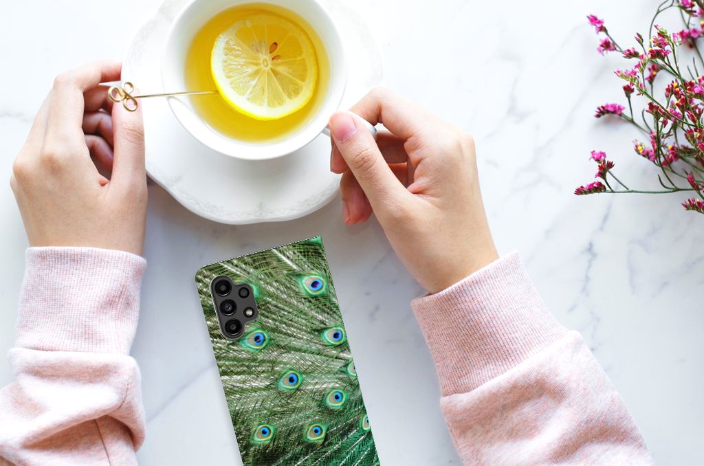 Samsung Galaxy A13 (4G) Hoesje maken Pauw - B2C Telecom