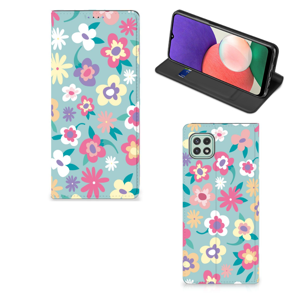 Samsung Galaxy A22 5G Smart Cover Flower Power - B2C Telecom