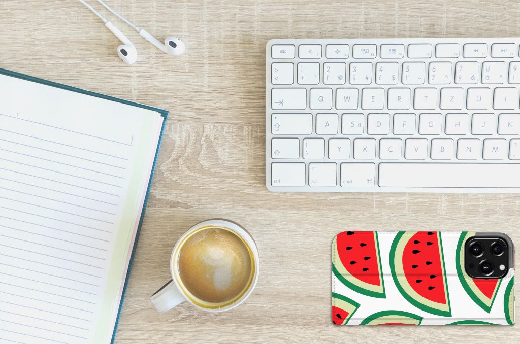 iPhone 13 Pro Max Flip Style Cover Watermelons - B2C Telecom