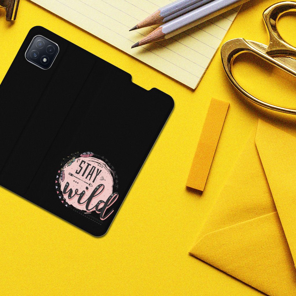 OPPO A73 5G Magnet Case Boho Stay Wild - B2C Telecom