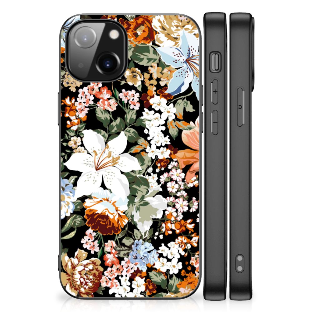 Bloemen Hoesje voor Apple iPhone 13 Dark Flowers B2C Telecom