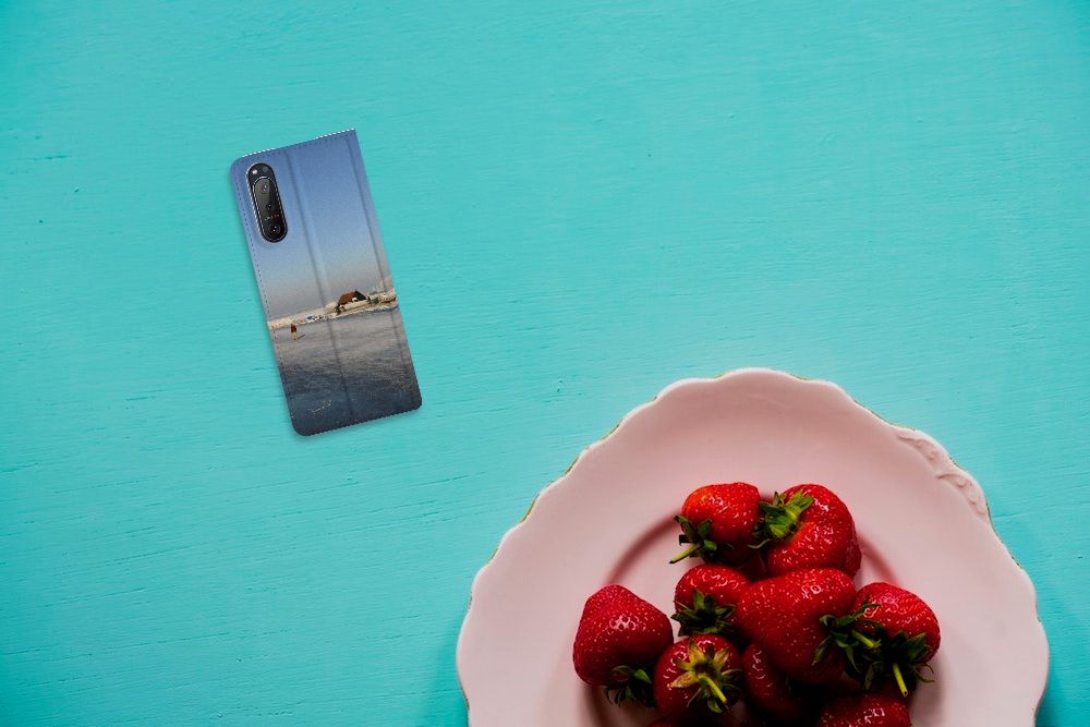 Sony Xperia 5 II Book Cover Schaatsers - B2C Telecom