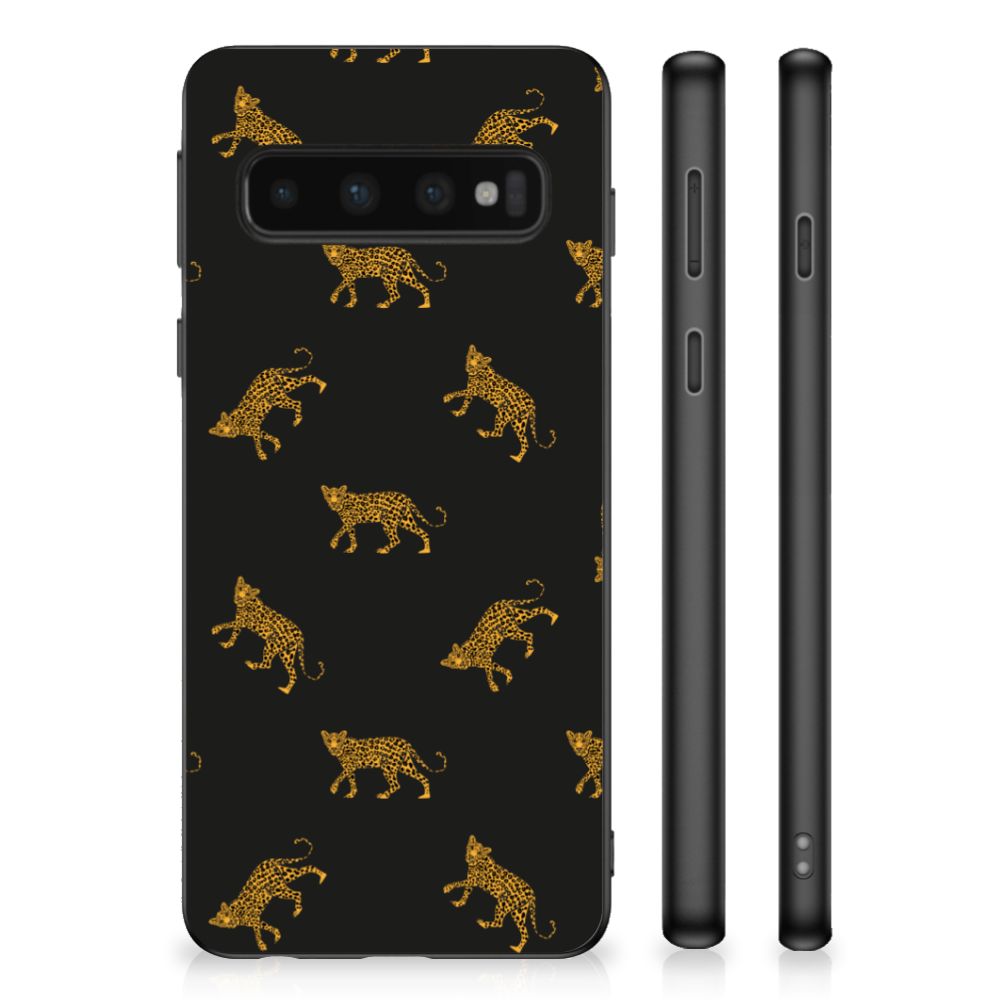 Back Cover voor Samsung Galaxy S10 Leopards