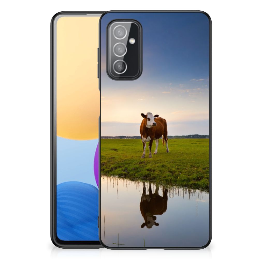 Samsung Galaxy M52 Dierenprint Telefoonhoesje Koe