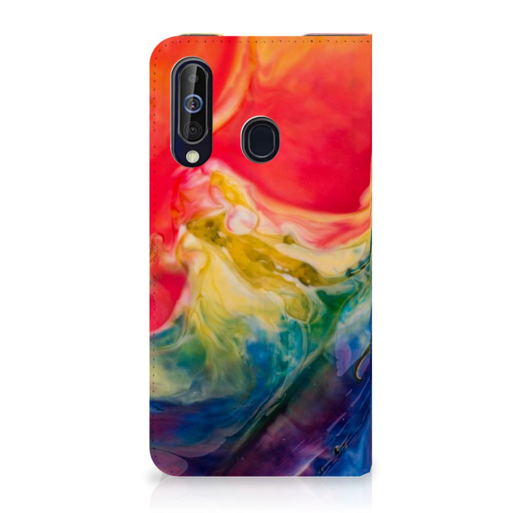Bookcase Samsung Galaxy A60 Watercolor Dark