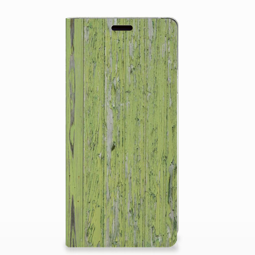 Samsung Galaxy Note 9 Book Wallet Case Green Wood