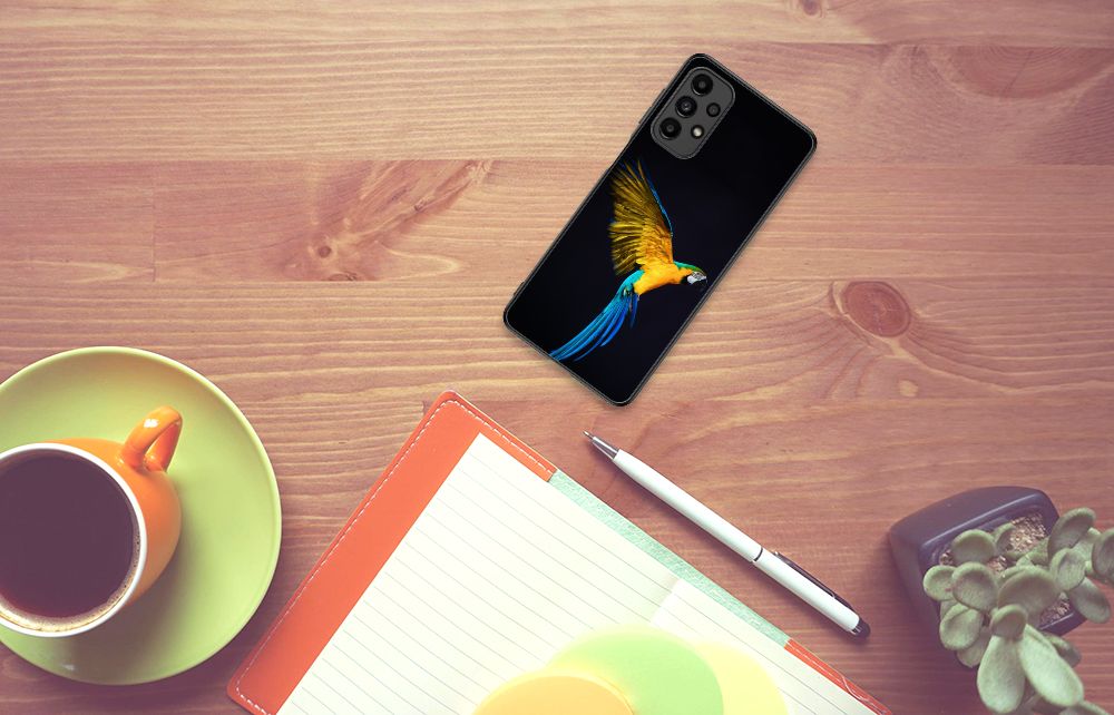 Samsung Galaxy A13 4G Dierenprint Telefoonhoesje Papegaai B2C Telecom