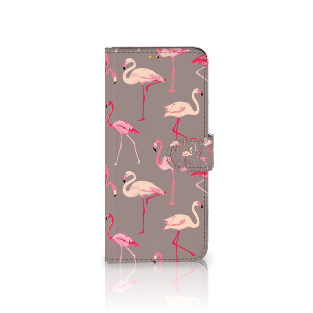 Samsung Galaxy M52 Telefoonhoesje met Pasjes Flamingo
