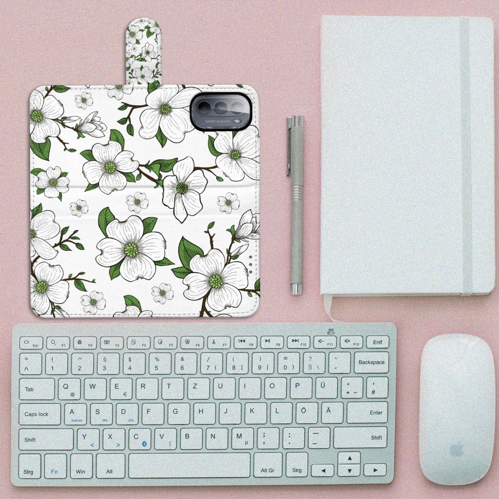 Motorola Moto G31 | G41 Hoesje Dogwood Flowers