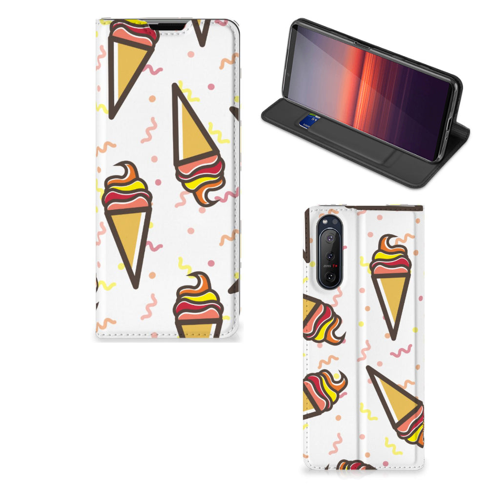 Sony Xperia 5 II Flip Style Cover Icecream