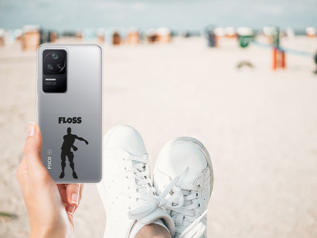 Xiaomi Poco F4 Telefoonhoesje met Naam Floss