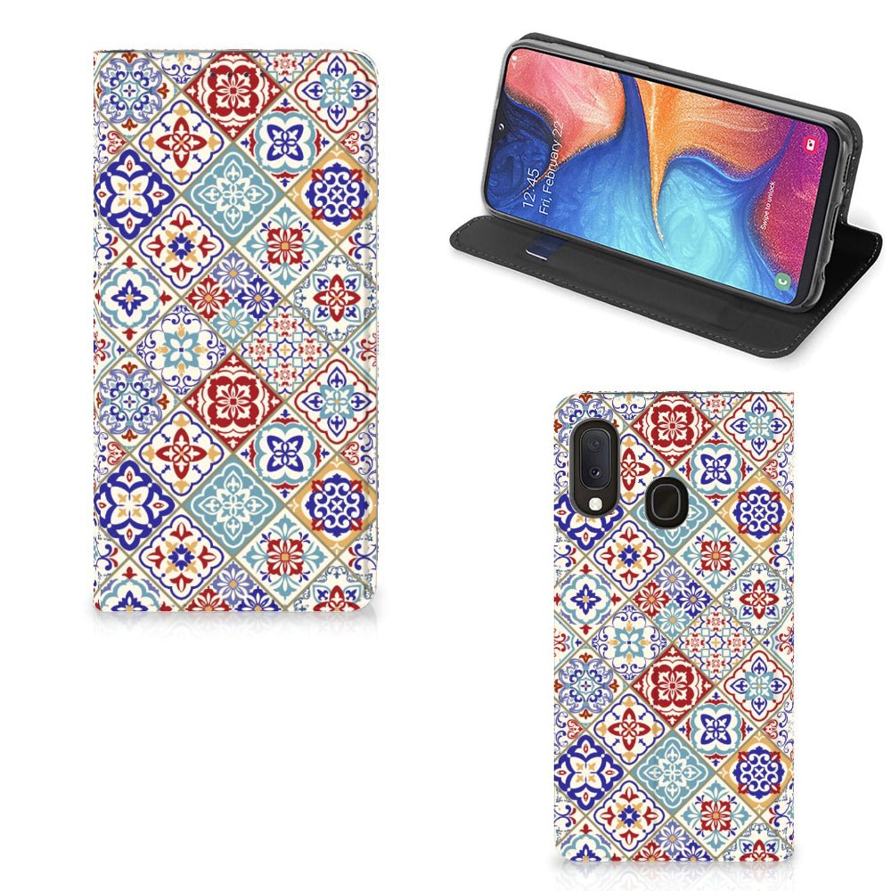 Samsung Galaxy A20e Standcase Tiles Color