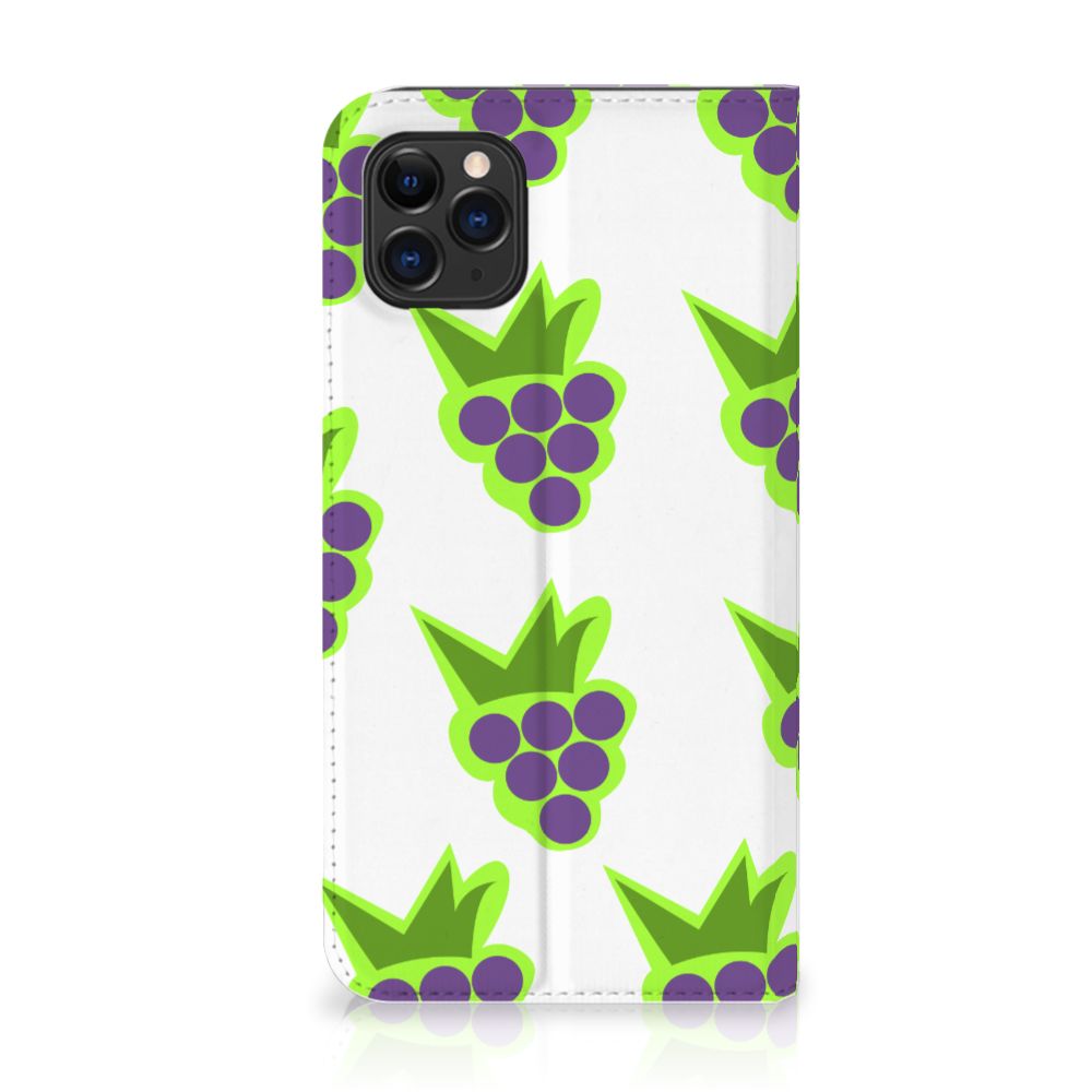 Apple iPhone 11 Pro Max Flip Style Cover Druiven