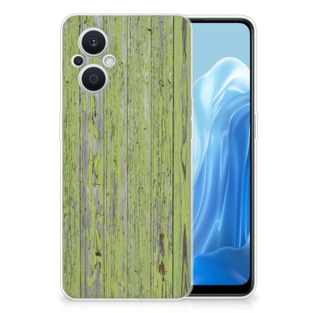 OPPO Reno8 Lite Bumper Hoesje Green Wood B2C Telecom