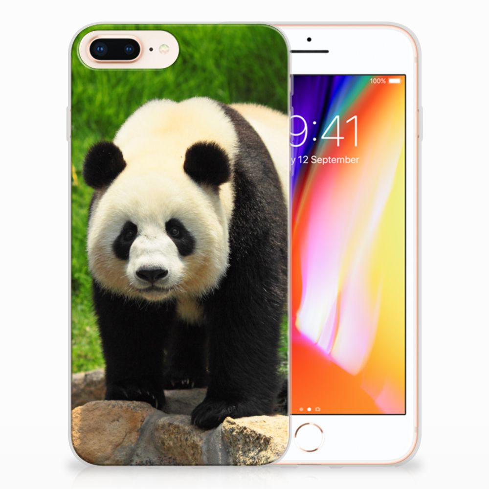 Apple iPhone 7 Plus | 8 Plus TPU Hoesje Panda