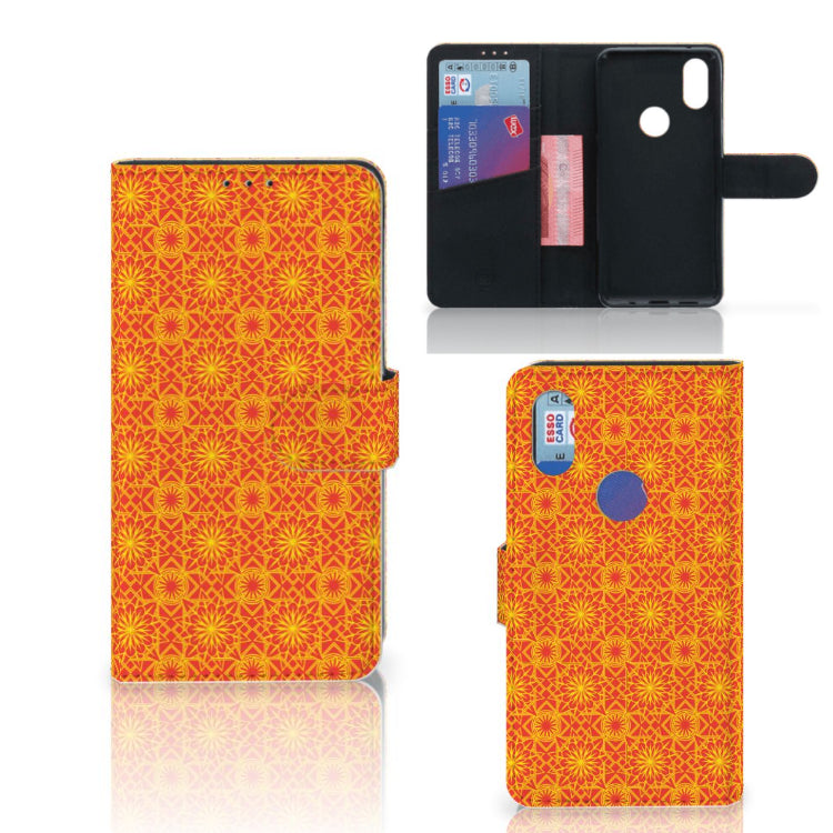 Xiaomi Mi Mix 2s Telefoon Hoesje Batik Oranje