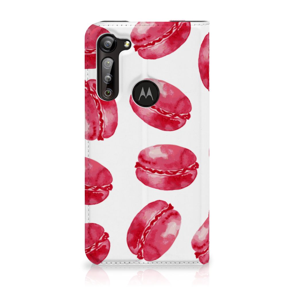 Motorola Moto G8 Power Flip Style Cover Pink Macarons - B2C Telecom