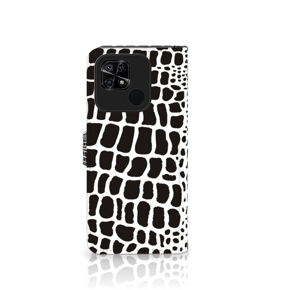 Xiaomi Redmi 10C Telefoonhoesje met Pasjes Slangenprint