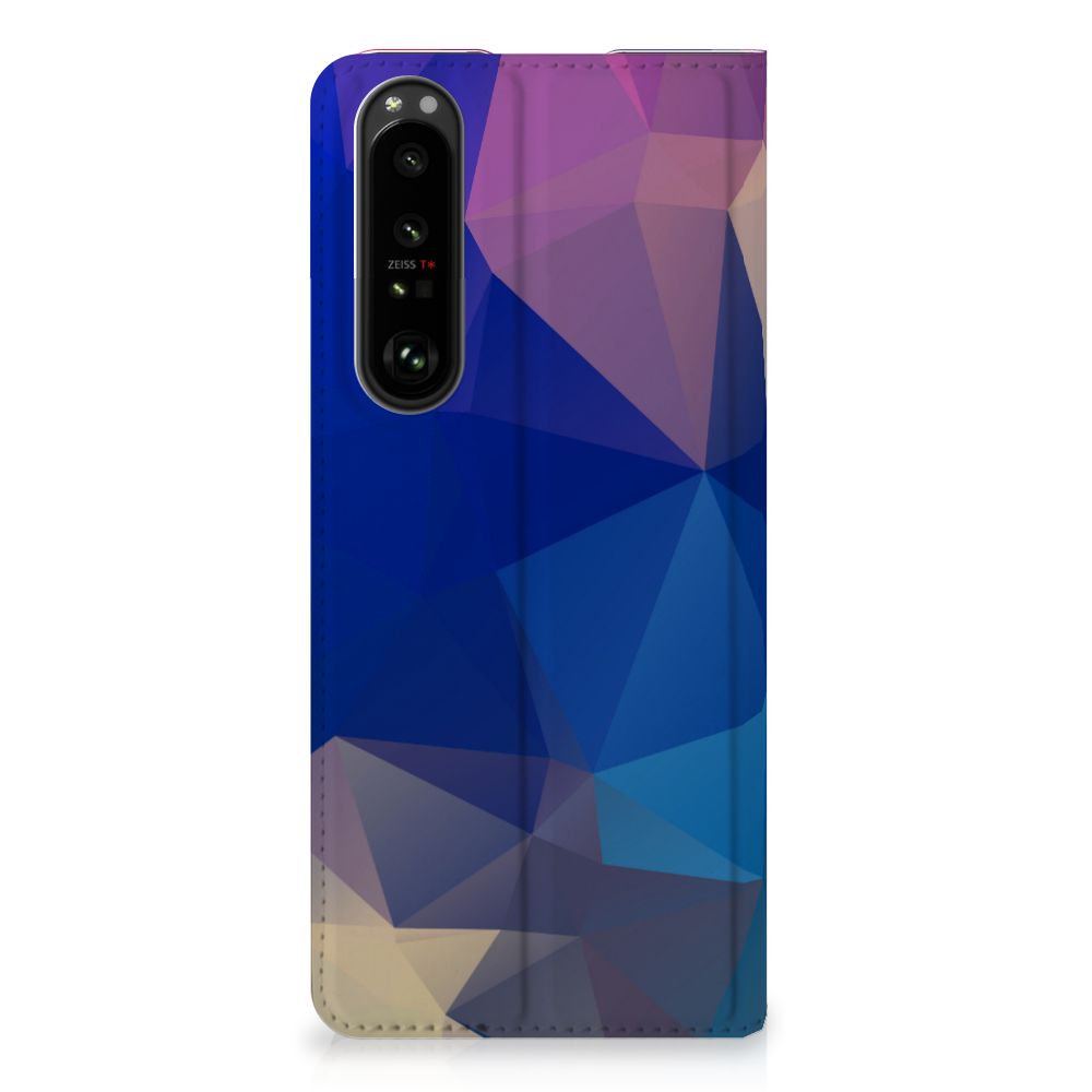 Sony Xperia 1 III Stand Case Polygon Dark - B2C Telecom