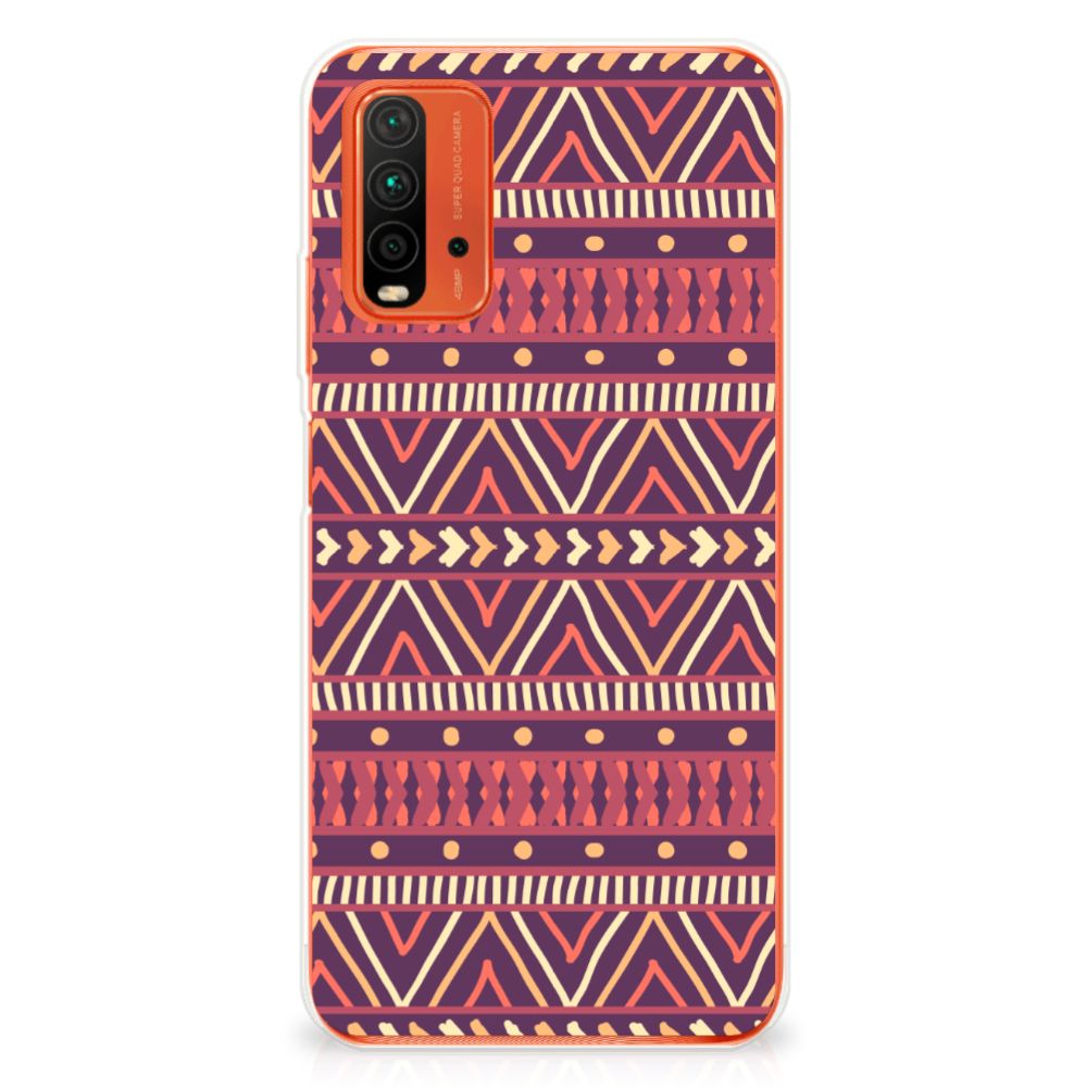 Xiaomi Poco M3 TPU bumper Aztec Paars