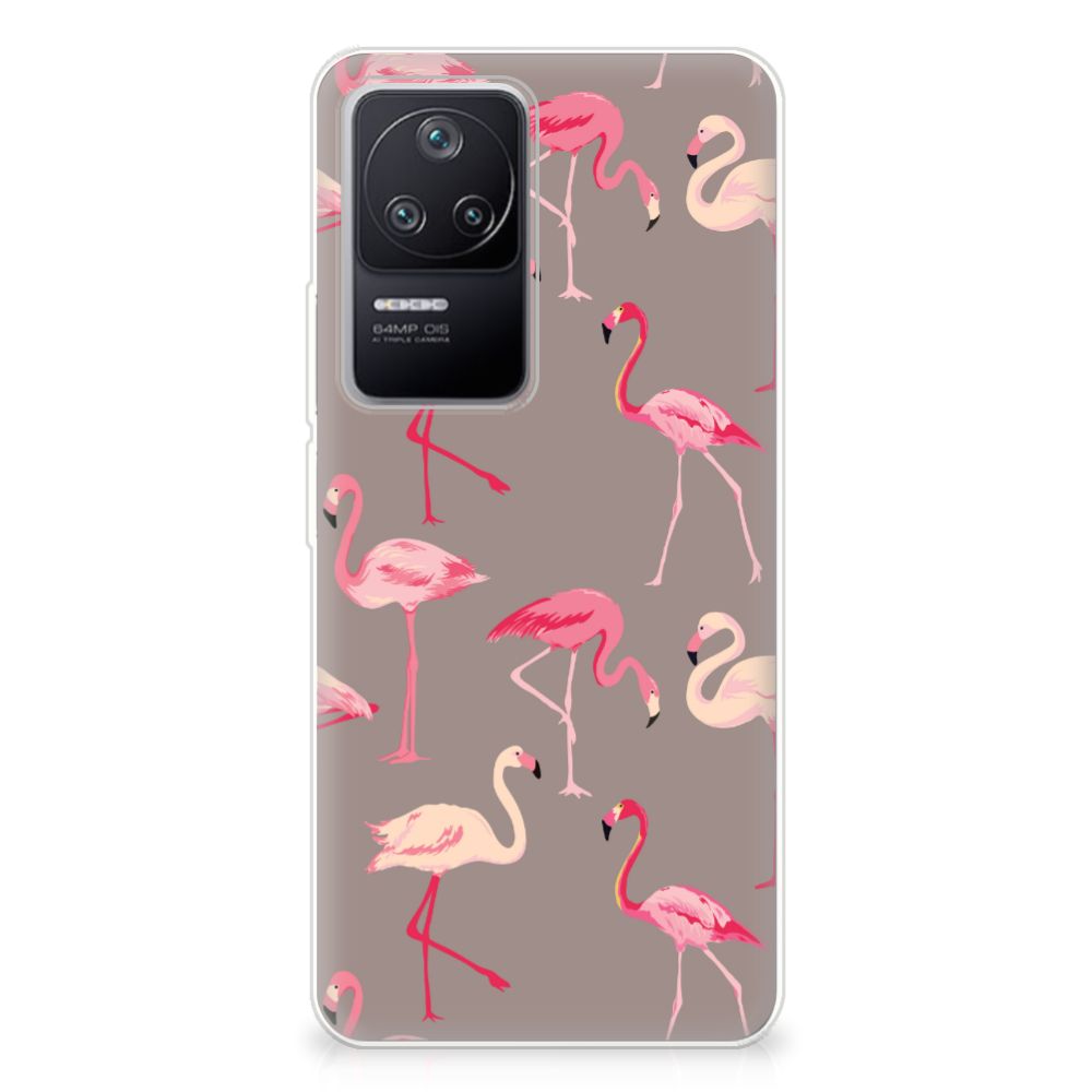 Xiaomi Poco F4 TPU Hoesje Flamingo